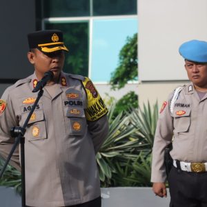 Apel Pagi Pimpinan, Wakapolresta Tangerang: Tingkatkan Pengamanan Selama Masa Kampanye Pilkada 2024