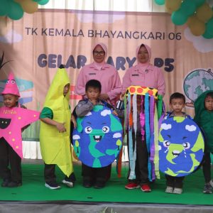 Kapolresta Tangerang dan Ketua Bhayangkari Cabang Kota Tangerang Hadiri Gelar Karya P5 TK Kemala Bhayangkari 06 Balaraja