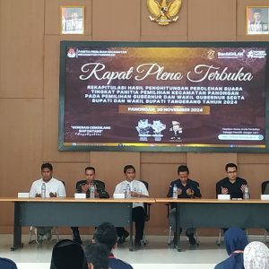 Kapolsek Panongan Hadiri Rapat Pleno Terbuka Rekapitulasi Penghitungan Suara Pilkada 2024 Tingkat Kecamatan Panongan
