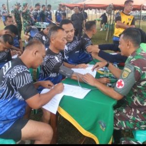 KODIM 0429/LAMTIM MELAKSANAKAN TES KESEGARAN JASMANI PERIODE II TAHUN ANGGARAN 2024