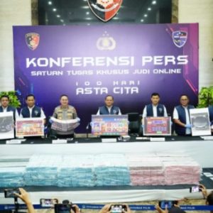 Sita Rp78,1 Miliar dari Judol Internasional, Komitmen Polri atas Asta Cita Presiden Prabowo