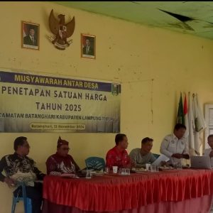 Musyawarah Satuan Harga, Program Kerja Dana Desa Tahun 2025 di Balai Desa Nampirejo Tak Ada hambatan