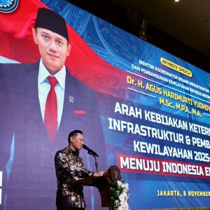 Menko AHY, Infrastruktur Berkualitas, Kunci Menuju Indonesia Emas 2045