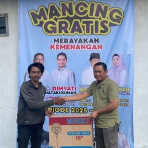 Wujud Syukur Tim Relawan Mohammad Rano Alfath (MRA) Bersama Andra Soni Gelar Lomba Memancing Gratis