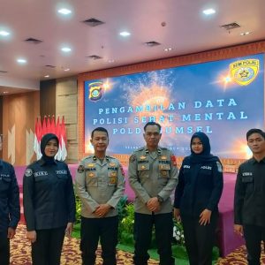 Polda Sumsel Laksanakan Pengumpulan Data Kesehatan Mental Anggota Polisi, Dukung Program “Polisi Sehat Mental