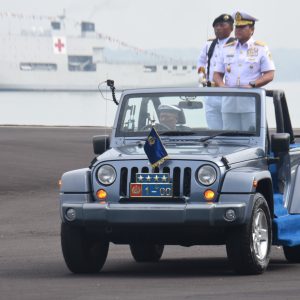 Kobarkan Semangat Jalesveva Jayamahe, Dankodiklatal Ikuti Upacara Puncak Hari Armada RI Tahun 2024