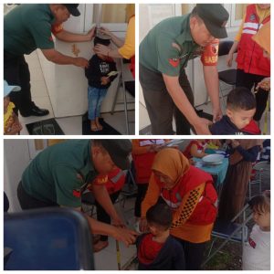 Pendampingan Posyandu Balita dan Anak Stunting Oleh Babinsa Pegirian