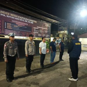 Kanit Reskrim Memimpin Apel Malam Kesiapan Cipta Kondisi di Balaraja