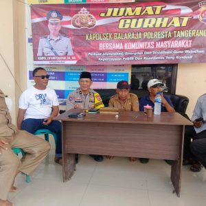 Melalui program Jumat Curhat, Polsek Balaraja Mendengarkan dan Menampung Aspirasi Masyarakat   