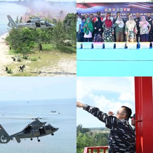 Dankodiklatal Saksikan Kehebatan Pasukan Khusus TNI AL Beraksi di Dabo Singkep