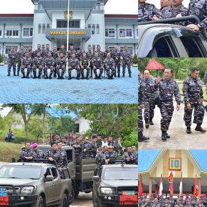 Kasal dan Dankodiklatal Tinjau Batam, Marinir Tunjukkan Kemampuan Terbaiknya”
