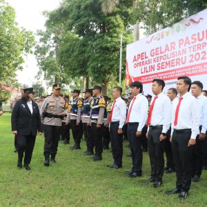 Operasi Lilin Semeru 2024, Polres Kediri Kota Siagakan 210 Personel Gabungan Pengamanan Libur Nataru