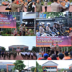 Operasi Lilin Semeru 2024 Resmi Dimulai, Polres Gresik Gelar Apel Pasukan