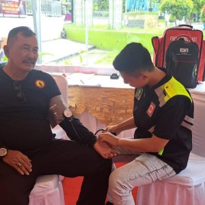 Selain Pusat Informasi, Pos Pelayanan Natal dan Tahun Baru Polresta Tangerang Menyediakan Layanan Kesehatan