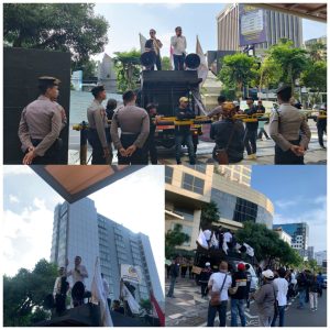 Sertijab Kakanwil Kemenkumham Jatim Dihadiahi Aksi Demonstrasi