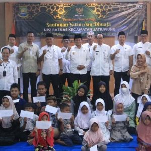 Sebanyak 84 Yatim Dan Dhuafa Mendapatkan Santunan dari UPZ Baznas Dan Kecamatan Jatiuwung