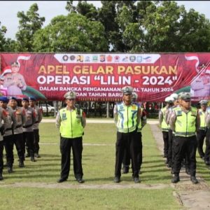Kapolresta Tangerang Pimpin Apel Gelar Operasi Lilin Maung 2024