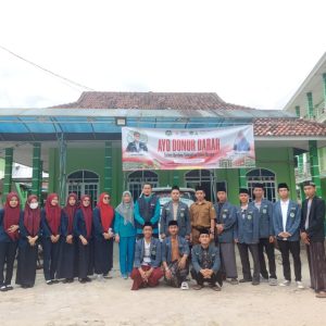 Aksi Donor Darah di Yayasan Ponpes Darul Amal Metro Lampung merupakan kegiatan sosial pendidikan