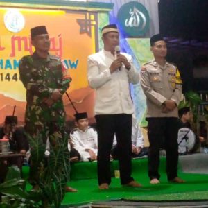 Kepala Desa Mekar Jaya Hadiri Peringatan Isra’ Mi’raj di Masjid Al Fatah
