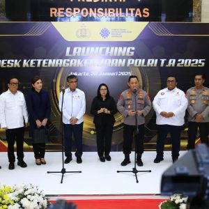 Kapolri Resmikan Desk Ketenagakerjaan Demi Beri Jaminan Perlindungan Kaum Buruh 