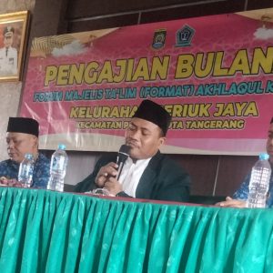 FORMAT Akhlaqul Karimah Kelurahan Periuk Jaya Gelar Acara Pengajian Bulanan.