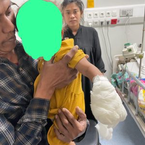 Diduga Jadi Korban Malpraktik, Balita 1 Tahun 4 Bulan Mengalami Cacat Permanen Pada Jari Tangan dan Pergelangan