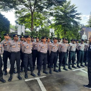 Kasi Humas Polresta Tangerang Berikan Arahan Kepada Bintara Remaja, Bijak Bermedia Sosial