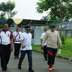 Jalin Sinergitas, Polsek Panongan Gelar Olahraga Bersama Muspika Kecamatan Panongan
