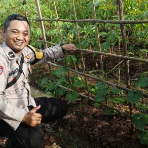 Aipda Antariksa SH Laksanakan Pendataan Pekarangan Lestari Dalam Rangka Mendukung Program Ketahanan Pangan