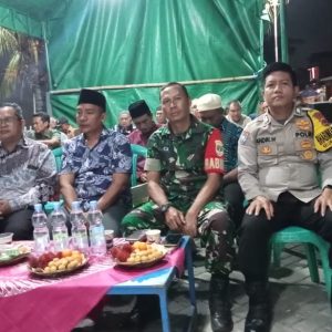 Bhabinkamtibmas Hadiri Pelantikan RT Kelurahan Kuta Bumi   