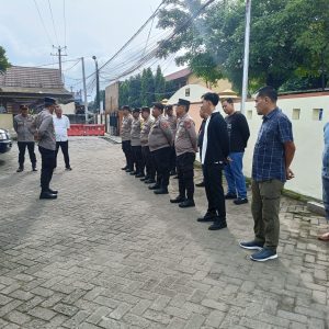 Pimpin Apel Pagi, Wakapolsek Tigaraksa Tekankan Kedisiplinan dan Pelayanan Kepada Masyarakat 