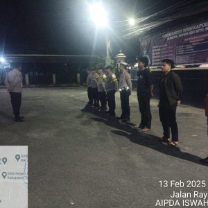 Anggota Polsek Balaraja Giat Laksanakan Rutinitas Apel Malam Guna Antisipasi Gangguan Guantibmas Darkum Polsek Balaraja Polresta Tangerang    