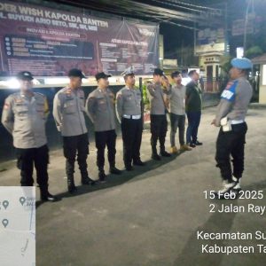 Anggota Polsek Balaraja Gelar Rutinitas Apel Malam Bentuk Kesiap Siagaan Antisipasi Guantibmas di Masyarakat 