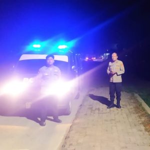Memberantas kenakalan remaja, Unit Samapta Polsek Kresek lakukan Patroli Mobile di Desa Gunung Kaler Kecamatan Gunung Kaler