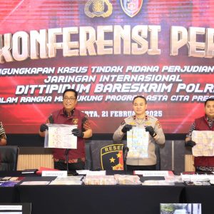 Bareskrim Mengungkap Jaringan Judi Internasional   