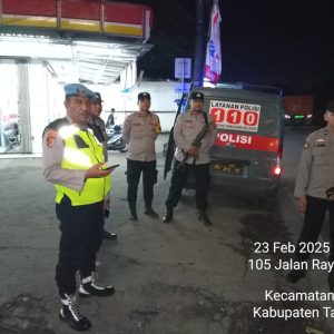 Personil Polsek Balaraja Melaksanakan Rutinitas KRYD Patroli Preventif Malam Hari Guna Antisipasi Guantibmas di Wilayah Hukum Polsek Balaraja Polresta Tangerang