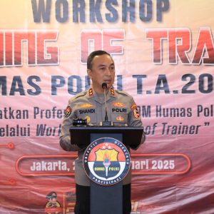 Kadiv Humas Buka Workshop : Jajaran Harus Perkuat Profesionalitas   