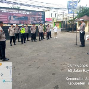 Rutinitas Apel Pagi Polsek Balaraja Bentuk Kesiap Siagaan Anggota Dalam Mengantisipasi Guantibmas di Wilayah Hukum Polsek Balaraja Polresta Tangerang