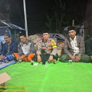 Kades Kubang & Bhabinkamtibmas Polsek Balaraja Aipda Rahmat Menghadiri Tahlilan Warga Binaan    