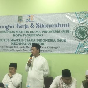 MUI Kecamatan Periuk Menerima Kunjungan dari Dewan Pimpinan MUI Kota Tangerang.