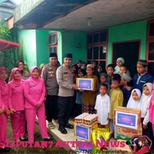 Kapolres Pangkep Berikan Bantuan Sembako Untuk Anak-anak Panti Asuhan di Bulan Suci Ramadhan 1446H