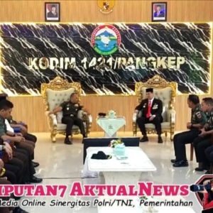 Momentum Peningkatan Sinergi: Pangdam XIV Hasanuddin Kunjungi Kodim 1421/Pangkep