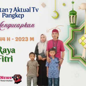 Segenap Keluarga Besar Liputan 7 Aktual TV Pangkep dan Liputan7aktual.com Mengucapkan Selamat Hari Idul Fitri 1446 H / 2025