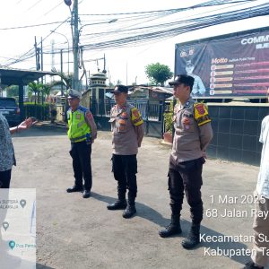 Apel Pagi Polsek Balaraja Bentuk Kesiap Siagaan Anggota Dalam Mengantisipasi Guantibmas di Wilayah Hukum Polsek Balaraja Polresta Tangerang 