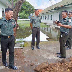 Dandim Surabaya Tinjau Pembangunan Dapur Makan Bergizi untuk Pelajar