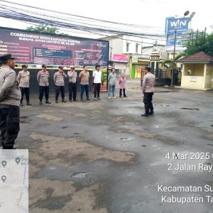 Apel Pagi Personil Polsek Balaraja Bentuk Kesiap Siagaan Anggota Dalam Mengantisipasi Guantibmas di Wilayah Hukum Polsek Balaraja Polresta Tangerang 