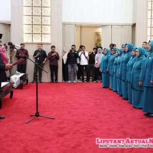 Gubernur Banten Andra Soni Lantik Pengurus TP PKK dan Pembina Posyandu Provinsi Banten Periode 2025 – 2030