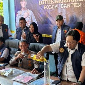 Polda Banten Tangkap Pelaku Manipulasi Takaran Minyak