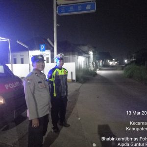 Personil Polsek Balaraja Melaksanakan Patroli Preventif Malam Hari untuk Antisipasi Guantibmas di Wilayah Hukum Polsek Balaraja Polresta Tangerang