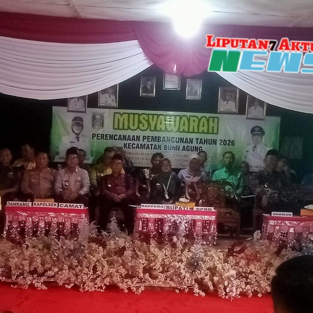 Musrenbang bertema kemajuan infrastruktur